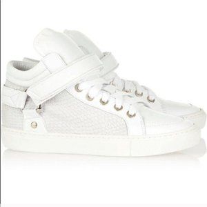 MAJE White Paneled High-Top Sneaker Size 37 7